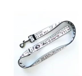 White Adjustable Off-White Harness, Leash & Collar